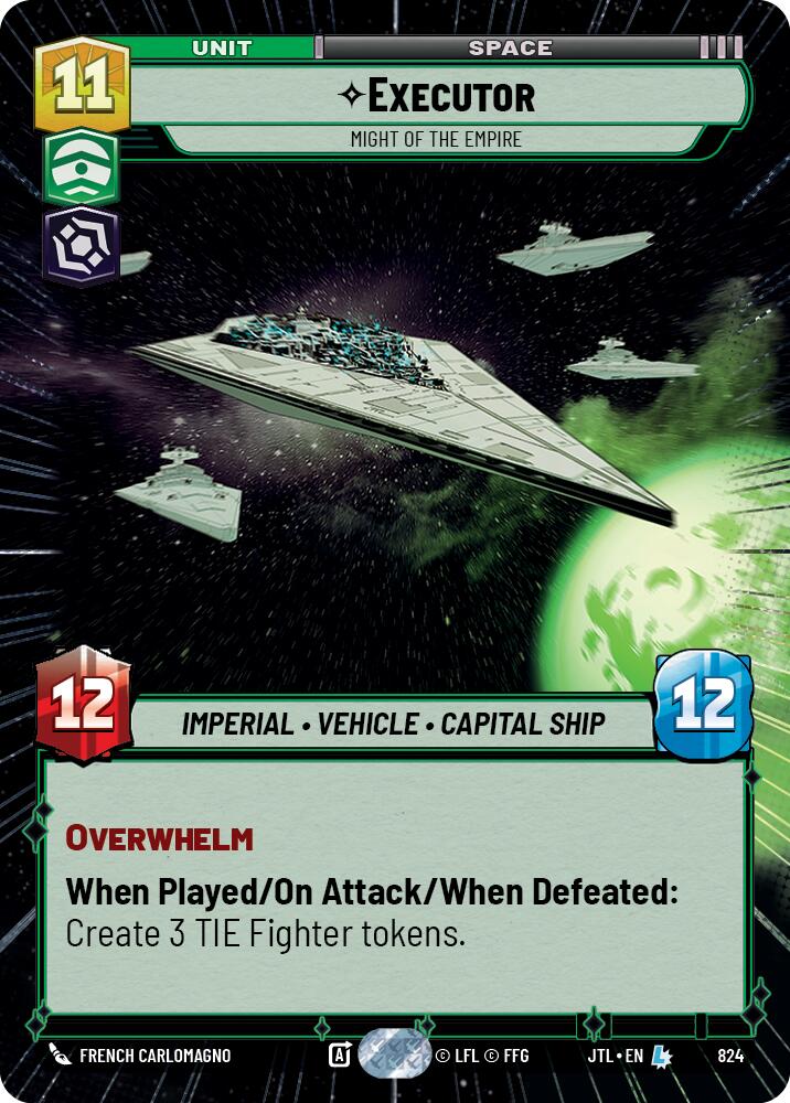 Executor - Might of the Empire (824) (Hyperspace Foil) (824) [Jump to Lightspeed] | Odin's Place