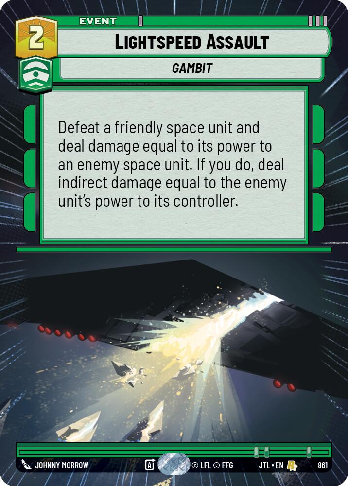 Lightspeed Assault (861) (Hyperspace Foil) (861) [Jump to Lightspeed] | Odin's Place