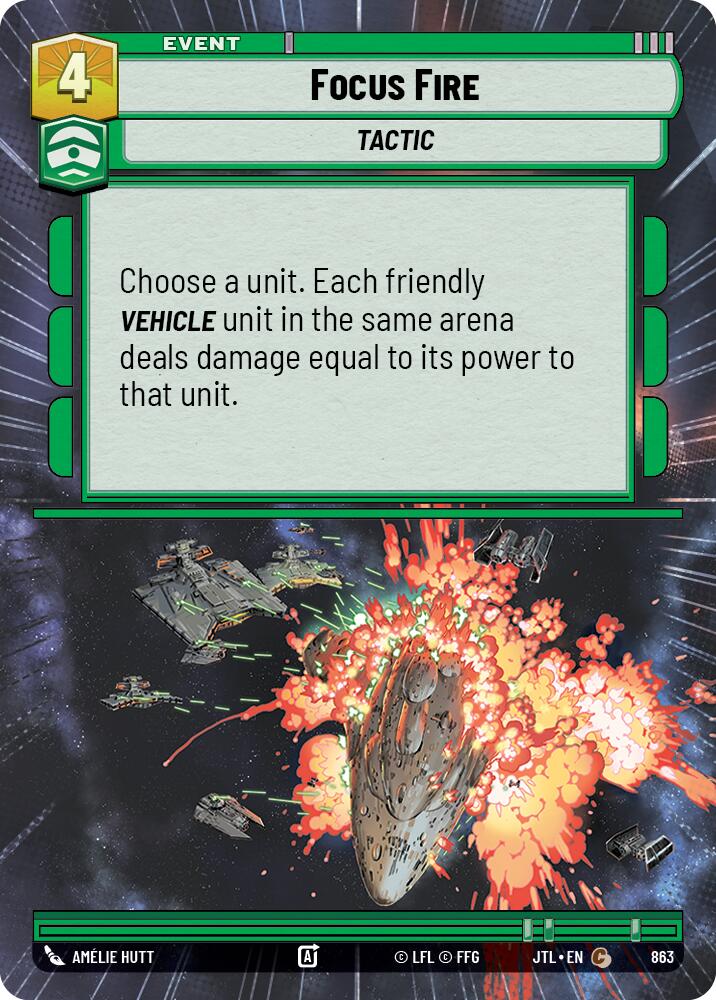 Focus Fire (863) (Hyperspace Foil) (863) [Jump to Lightspeed] | Odin's Place