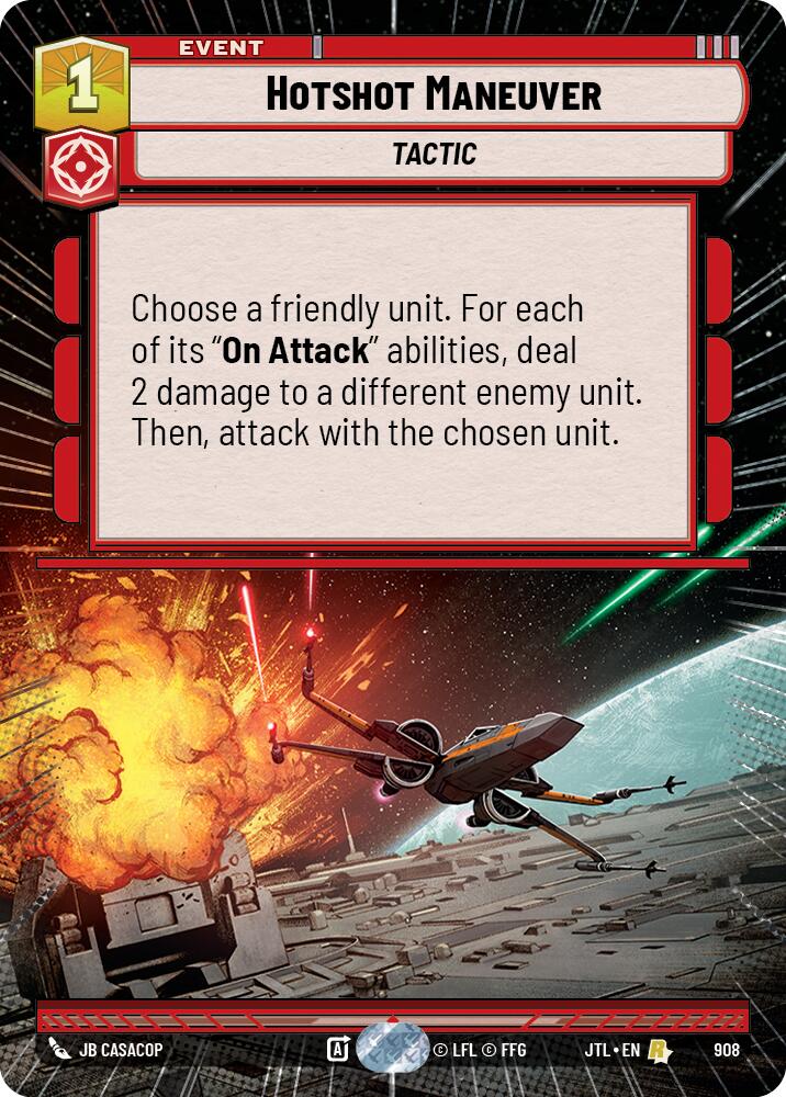Hotshot Maneuver (908) (Hyperspace Foil) (908) [Jump to Lightspeed] | Odin's Place