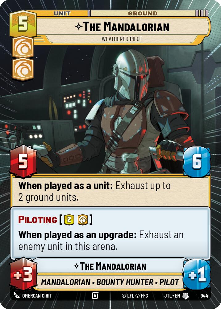 The Mandalorian - Weathered Pilot (944) (Hyperspace Foil) (944) [Jump to Lightspeed] | Odin's Place