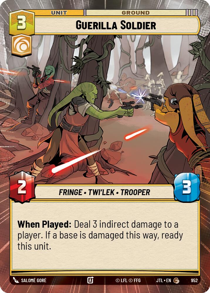 Guerilla Soldier (952) (Hyperspace Foil) (952) [Jump to Lightspeed] | Odin's Place