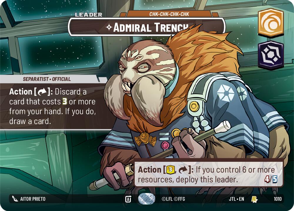 Admiral Trench - Chk-chk-chk-chk (1010) (Showcase) (1010) [Jump to Lightspeed] | Dragon's Lair Comics and Fantasy Houston TX