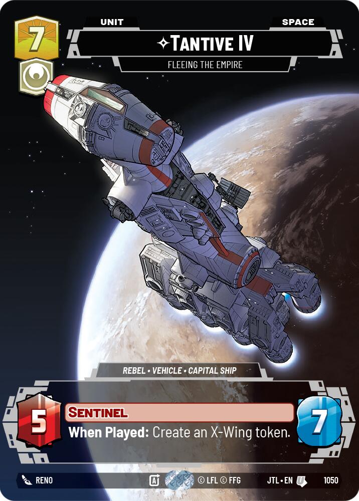 Tantive IV - Fleeing the Empire (1050) (Prestige) (1050) [Jump to Lightspeed] | Odin's Place