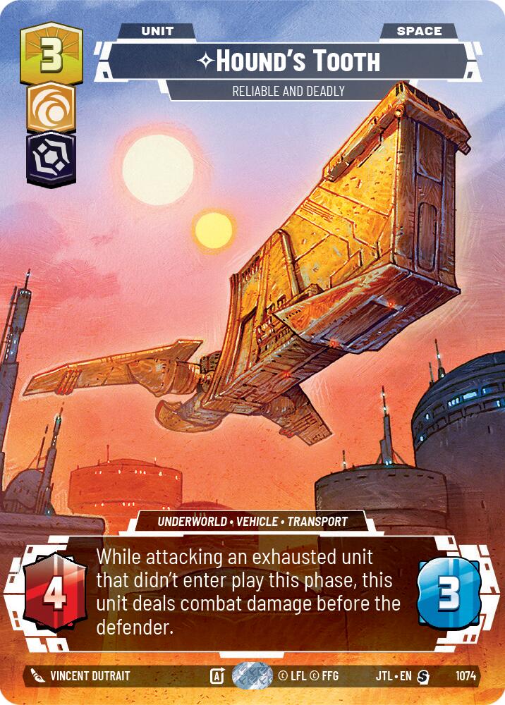 Hound's Tooth - Reliable and Deadly (1074) (Prestige Foil) (1074) [Jump to Lightspeed] | Odin's Place