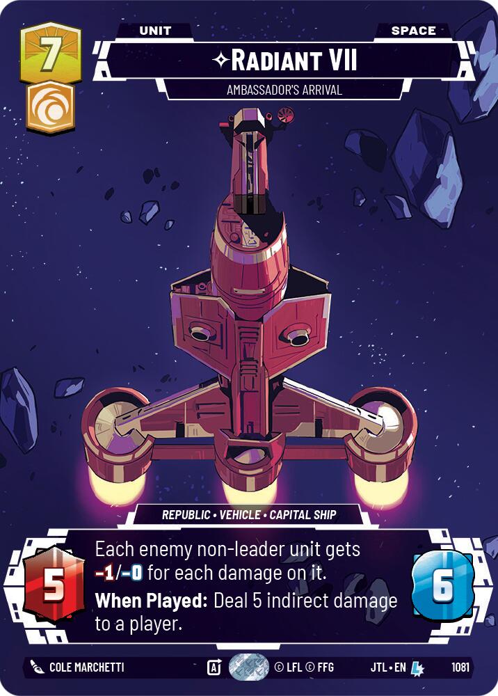 Radiant VII - Ambassadors' Arrival (1081) (Prestige Foil) (1081) [Jump to Lightspeed] | Odin's Place