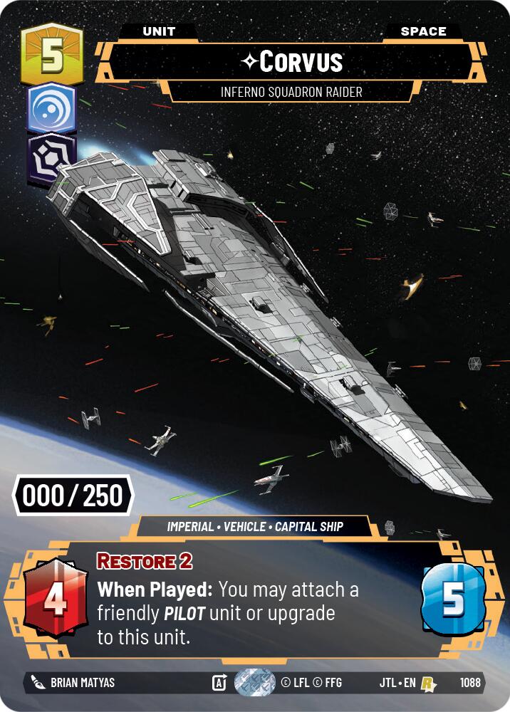 Corvus - Inferno Squadron Raider (1088) (Serialized) (1088) [Jump to Lightspeed] | Odin's Place