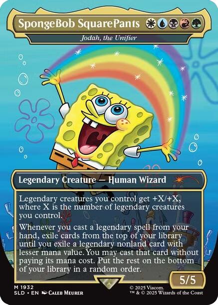 SpongeBob SquarePants - Jodah, the Unifier [Secret Lair Drop Series] | Dragon's Lair Comics and Fantasy Houston TX