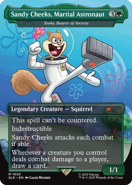 Sandy Cheeks, Martial Astronaut - Toski, Bearer of Secrets [Secret Lair Drop Series] | Dragon's Lair Comics and Fantasy Houston TX