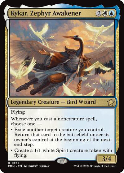 Kykar, Zephyr Awakener (Promo Pack) [Foundations Promos] | Dragon's Lair Comics and Fantasy Houston TX