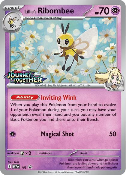 Lillie's Ribombee (183) [Scarlet & Violet: Black Star Promos] | Dragon's Lair Comics and Fantasy Houston TX