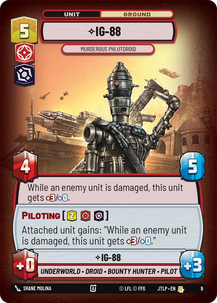 IG-88 - Murderous Phlutdroid (9) (9) [Jump to Lightspeed: Weekly Play] | Odin's Place