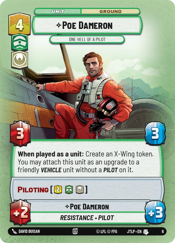 Poe Dameron - One Hell of a Pilot (6) (6) [Jump to Lightspeed: Weekly Play] | Odin's Place