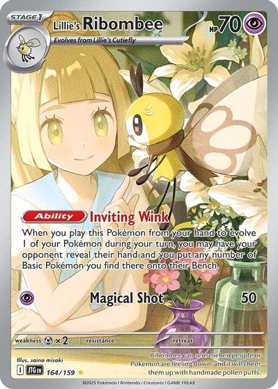 Lillie's Ribombee (164/159) [Scarlet & Violet: Journey Together] | Odin's Place