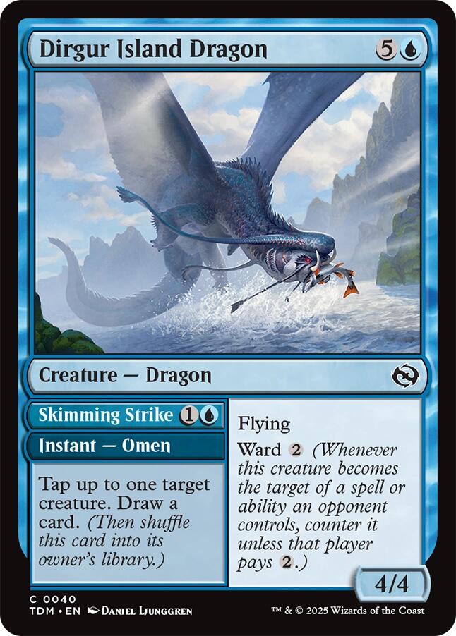 Dirgur Island Dragon [Tarkir: Dragonstorm] | Dragon's Lair Comics and Fantasy Houston TX