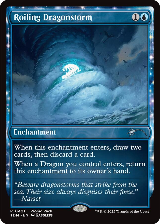 Roiling Dragonstorm [Tarkir: Dragonstorm Promos] | Dragon's Lair Comics and Fantasy Houston TX