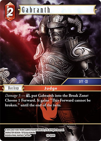 Gabranth [Opus XIV: Crystal Abyss] | Odin's Place
