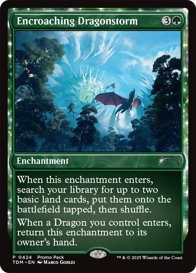 Encroaching Dragonstorm [Tarkir: Dragonstorm Promos] | Dragon's Lair Comics and Fantasy Houston TX