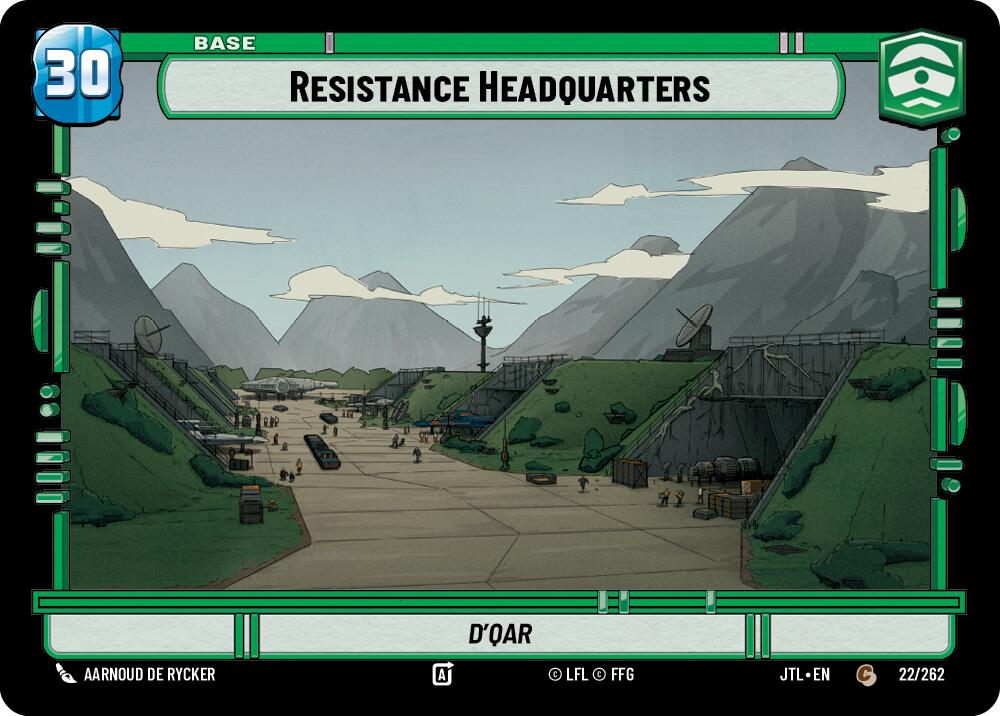 Resistance Headquarters // X-Wing (022/262 // T02/T04) (022/262 // T02/T04) [Jump to Lightspeed] | Odin's Place