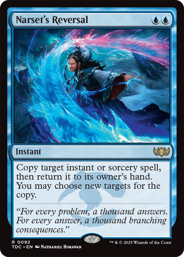 Narset's Reversal [Tarkir: Dragonstorm Commander] | Dragon's Lair Comics and Fantasy Houston TX