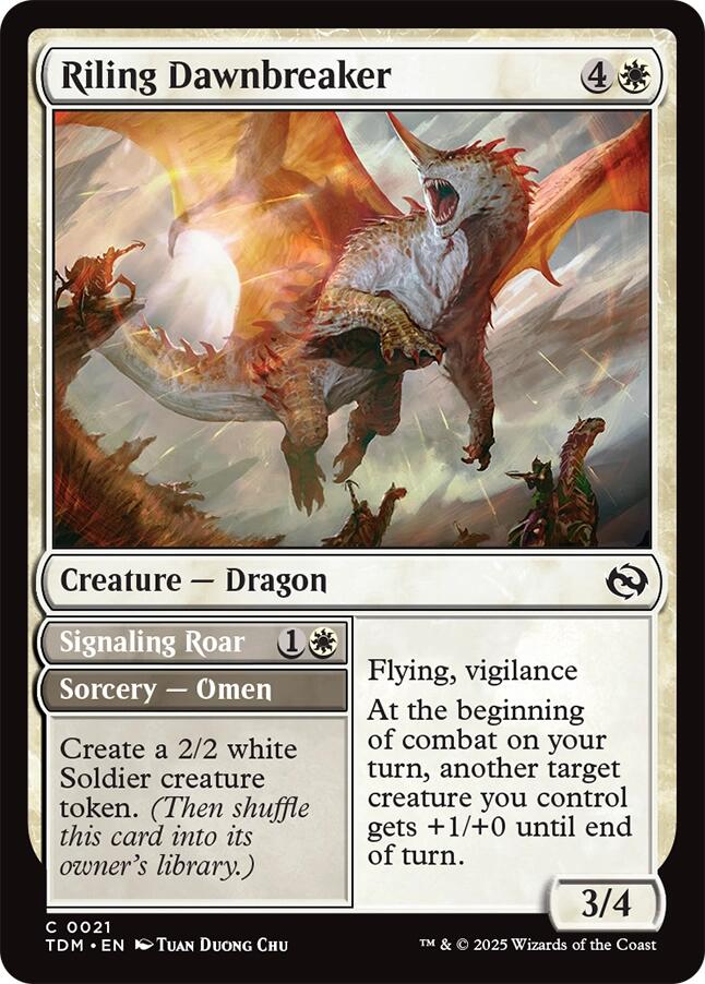 Riling Dawnbreaker [Tarkir: Dragonstorm] | Dragon's Lair Comics and Fantasy Houston TX