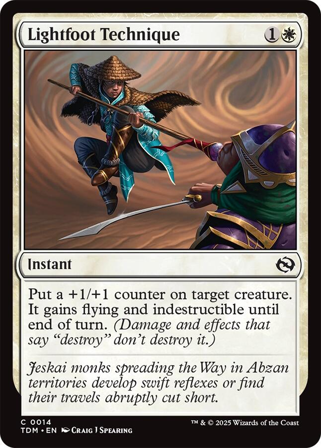Lightfoot Technique [Tarkir: Dragonstorm] | Dragon's Lair Comics and Fantasy Houston TX