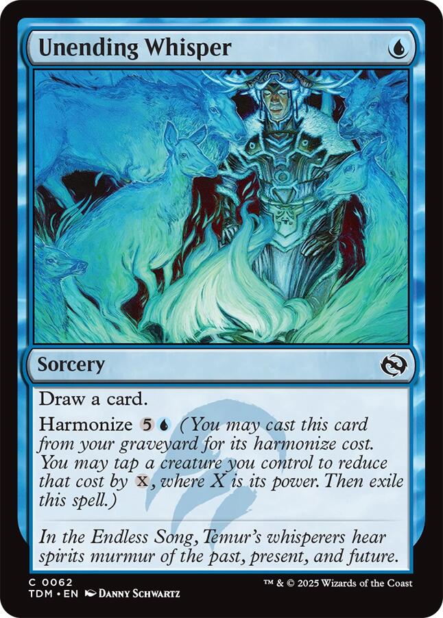 Unending Whisper [Tarkir: Dragonstorm] | Dragon's Lair Comics and Fantasy Houston TX