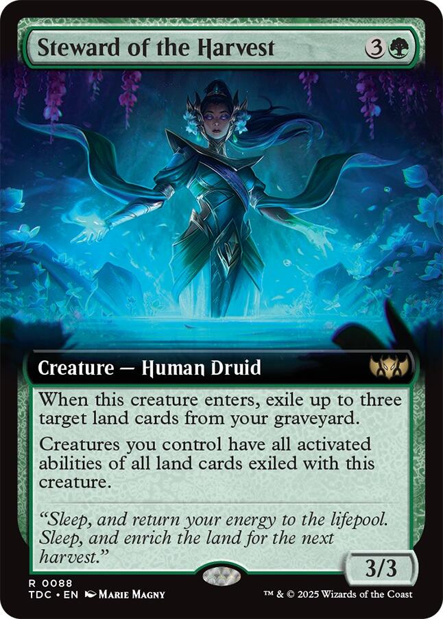 Steward of the Harvest (Extended Art) [Tarkir: Dragonstorm Commander] | Dragon's Lair Comics and Fantasy Houston TX