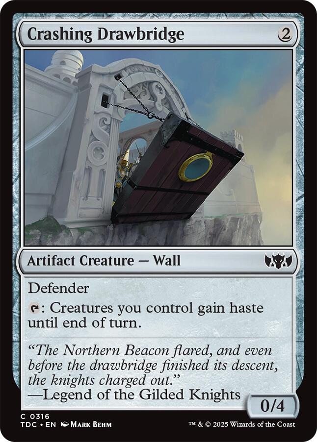 Crashing Drawbridge [Tarkir: Dragonstorm Commander] | Dragon's Lair Comics and Fantasy Houston TX