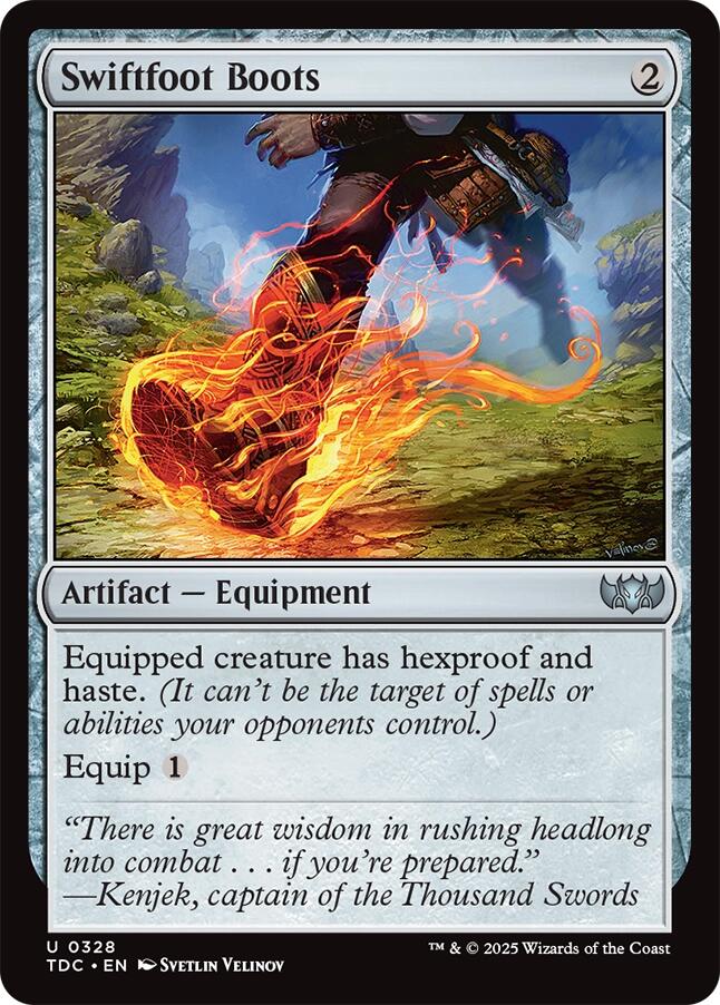 Swiftfoot Boots [Tarkir: Dragonstorm Commander] | Dragon's Lair Comics and Fantasy Houston TX