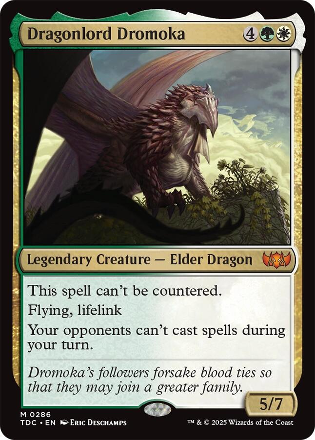 Dragonlord Dromoka [Tarkir: Dragonstorm Commander] | Dragon's Lair Comics and Fantasy Houston TX