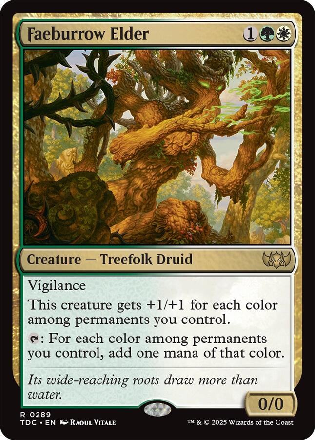 Faeburrow Elder [Tarkir: Dragonstorm Commander] | Dragon's Lair Comics and Fantasy Houston TX