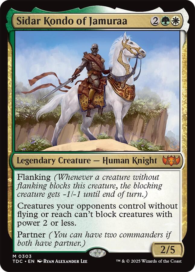 Sidar Kondo of Jamuraa [Tarkir: Dragonstorm Commander] | Dragon's Lair Comics and Fantasy Houston TX