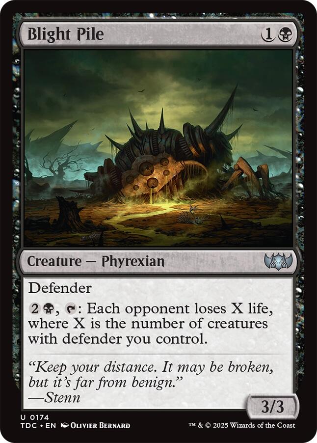 Blight Pile [Tarkir: Dragonstorm Commander] | Dragon's Lair Comics and Fantasy Houston TX