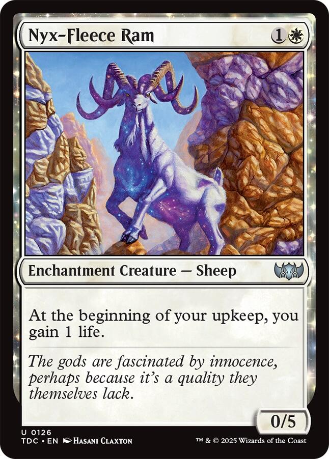 Nyx-Fleece Ram [Tarkir: Dragonstorm Commander] | Dragon's Lair Comics and Fantasy Houston TX