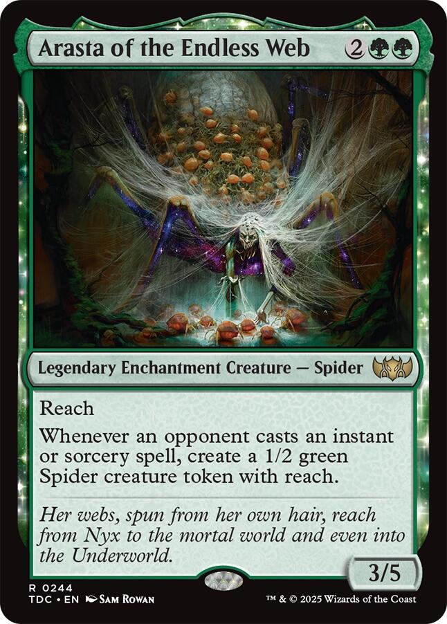 Arasta of the Endless Web [Tarkir: Dragonstorm Commander] | Dragon's Lair Comics and Fantasy Houston TX