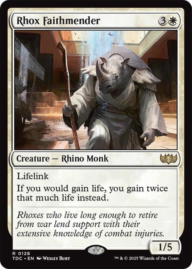 Rhox Faithmender [Tarkir: Dragonstorm Commander] | Dragon's Lair Comics and Fantasy Houston TX