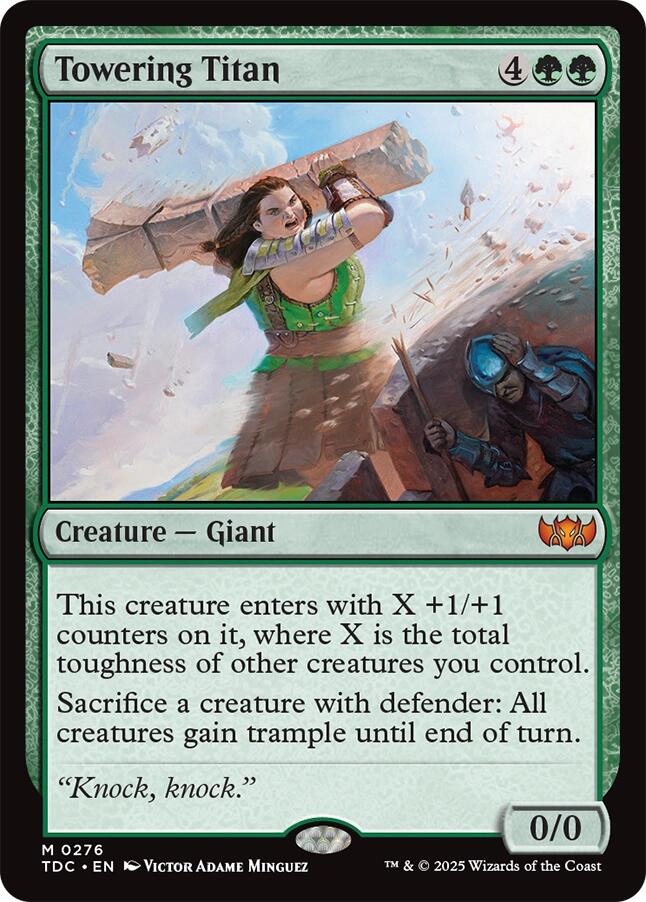 Towering Titan [Tarkir: Dragonstorm Commander] | Dragon's Lair Comics and Fantasy Houston TX