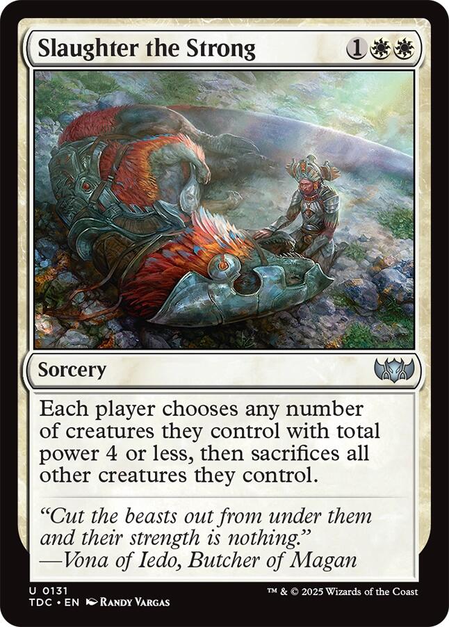 Slaughter the Strong [Tarkir: Dragonstorm Commander] | Dragon's Lair Comics and Fantasy Houston TX