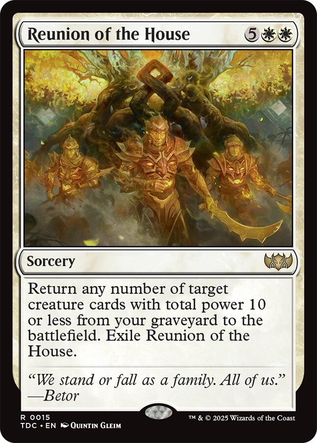 Reunion of the House [Tarkir: Dragonstorm Commander] | Dragon's Lair Comics and Fantasy Houston TX