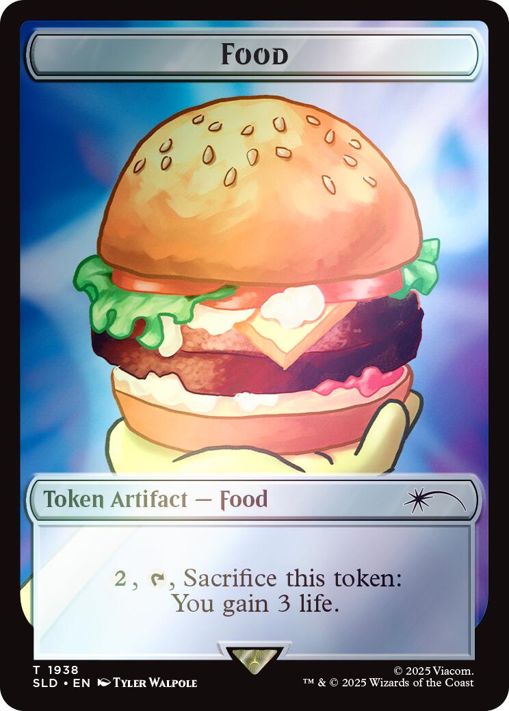 Food Token (1938) (Rainbow Foil) [Secret Lair Drop Series] | Dragon's Lair Comics and Fantasy Houston TX