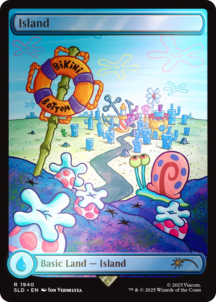 Island (1940) (Rainbow Foil) [Secret Lair Drop Series] | Dragon's Lair Comics and Fantasy Houston TX