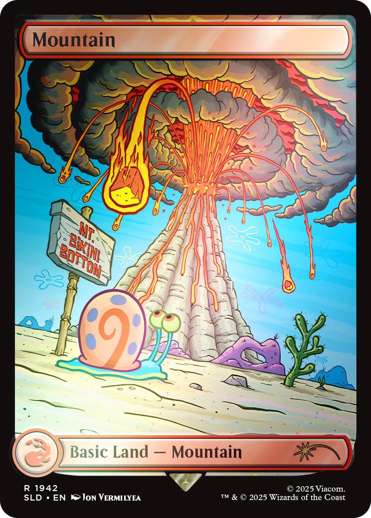 Mountain (1942) (Rainbow Foil) [Secret Lair Drop Series] | Dragon's Lair Comics and Fantasy Houston TX