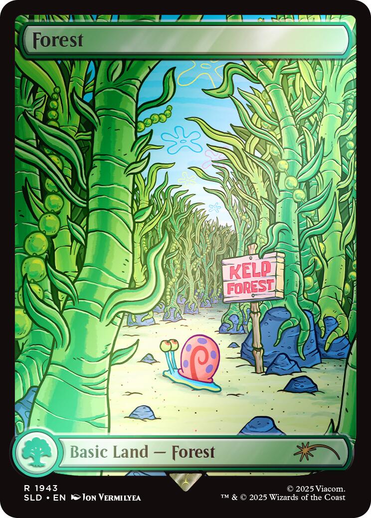 Forest (1943) (Rainbow Foil) [Secret Lair Drop Series] | Dragon's Lair Comics and Fantasy Houston TX