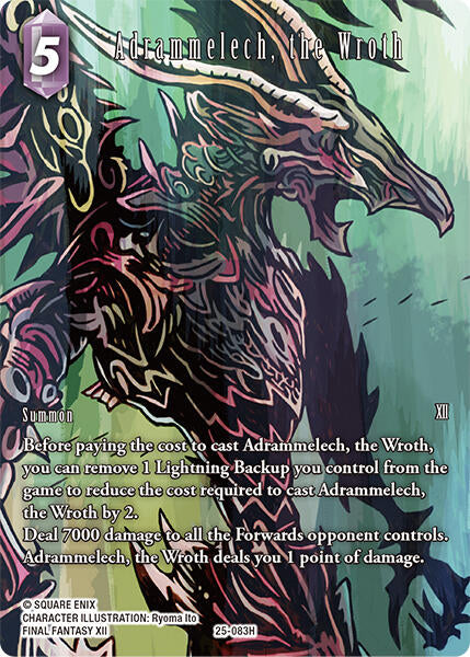 Adrammelech, the Wroth (Full Art) [Tears of the Planet] | Dragon's Lair Comics and Fantasy Houston TX