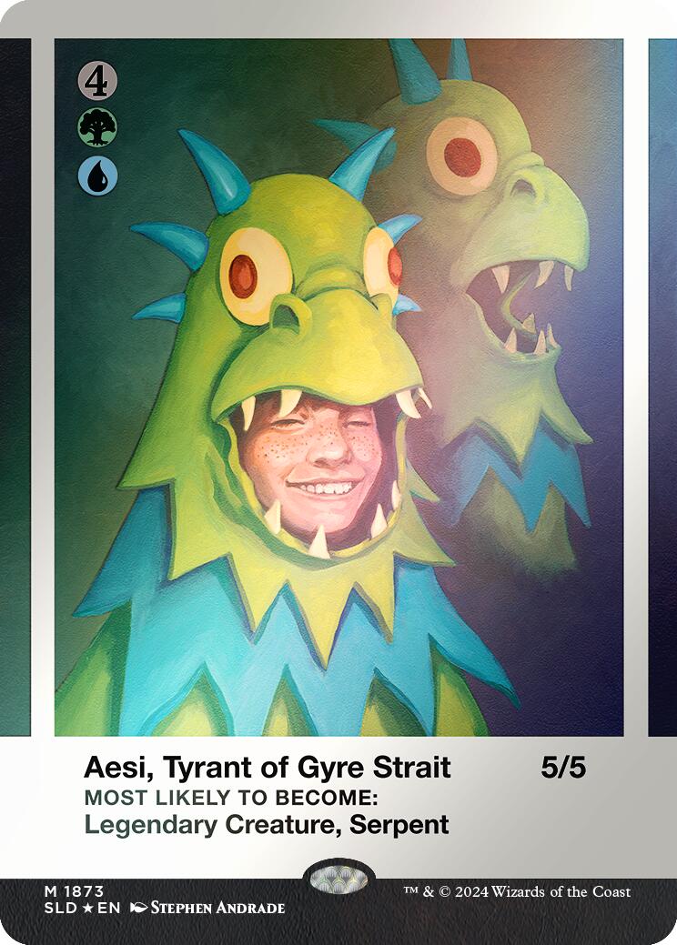 Aesi, Tyrant of Gyre Strait (Rainbow Foil) [Secret Lair Drop Series] | Dragon's Lair Comics and Fantasy Houston TX