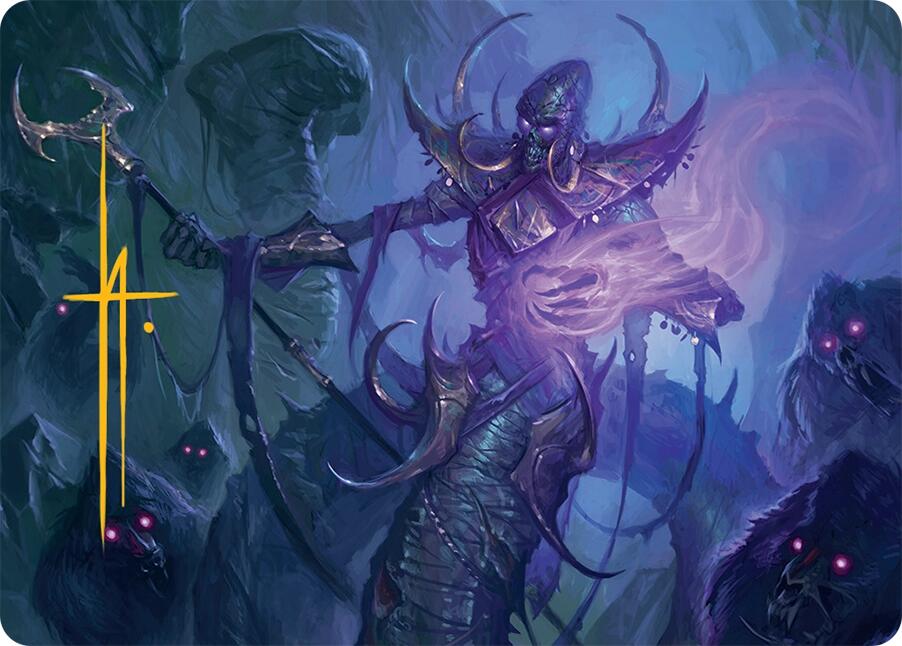Sidisi, Regent of the Mire Art Card (14/54) (Gold-Stamped Signature) [Tarkir: Dragonstorm Art Series] | Dragon's Lair Comics and Fantasy Houston TX