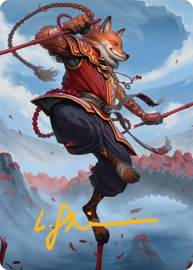 Equilibrium Adept Art Card (16/54) (Gold-Stamped Signature) [Tarkir: Dragonstorm Art Series] | Dragon's Lair Comics and Fantasy Houston TX