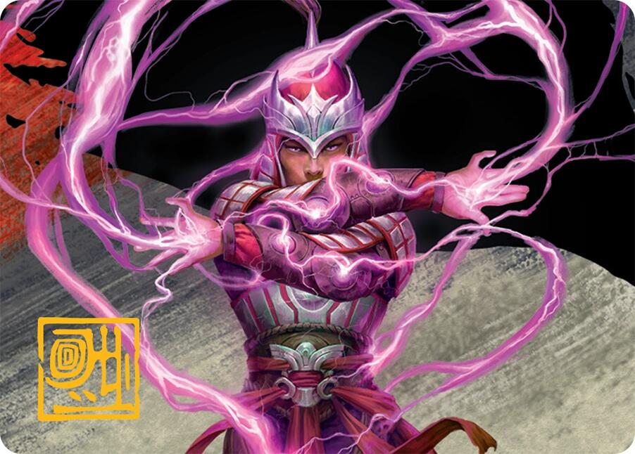 All-Out Assault Art Card (43/54) (Gold-Stamped Signature) [Tarkir: Dragonstorm Art Series] | Dragon's Lair Comics and Fantasy Houston TX