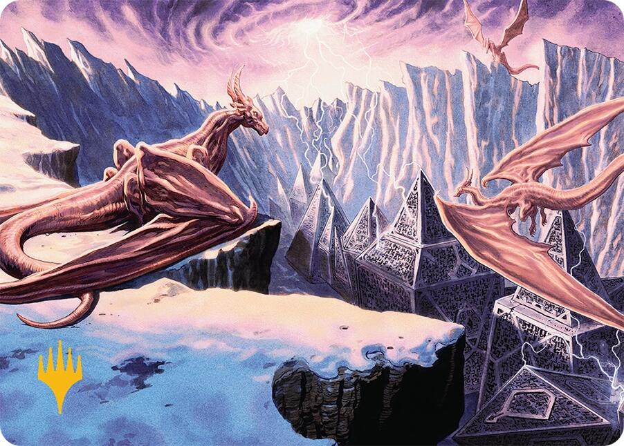 Maelstrom of the Spirit Dragon (42/54) (Gold-Stamped) [Tarkir: Dragonstorm Art Series] | Dragon's Lair Comics and Fantasy Houston TX